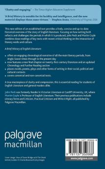 A Brief History of English Literature