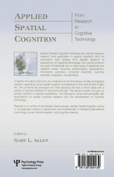 Applied Spatial Cognition