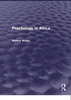 Psychology in Africa (Psychology Revivals)