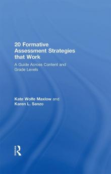 20 Formative Assessment Strategies that Work