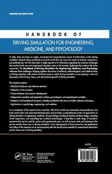 Handbook of Driving Simulation for Engineering Medicine and Psychology