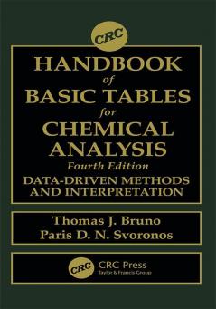 CRC HANDBOOK OF BASIC TABLES FOR CHEMICAL ANALYSIS