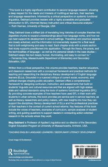 Teaching and Researching ELLs' Disciplinary Literacies