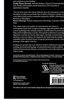 Culture and Politics in South Asia