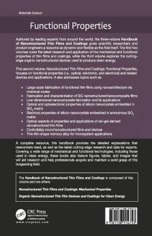 Nanostructured Thin Films and Coatings