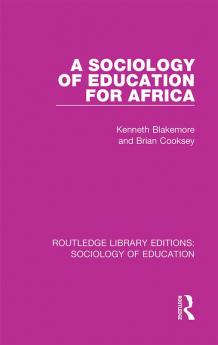 Sociology of Education for Africa