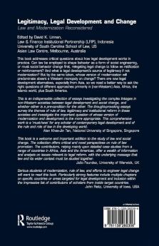 Legitimacy Legal Development and Change
