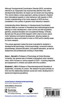 Understanding Motor Behaviour in Developmental Coordination Disorder