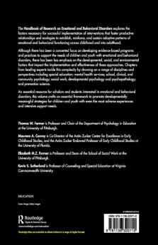 Handbook of Research on Emotional and Behavioral Disorders