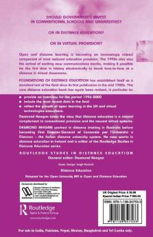 Foundations of Distance Education