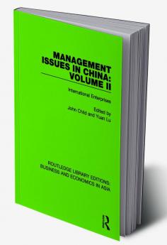 Management Issues in China: Volume 2