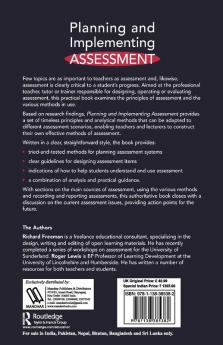 Planning and Implementing Assessment