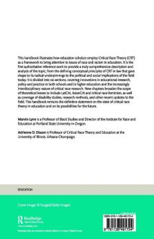 Handbook of Critical Race Theory in Education