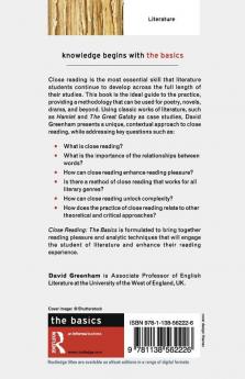 Close Reading: The Basics