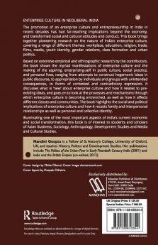 Enterprise Culture in Neoliberal India