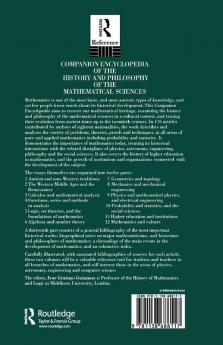 Companion Encyclopedia of the History and Philosophy of the Mathematical Sciences