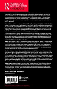 Routledge Handbook of Sport and Legacy