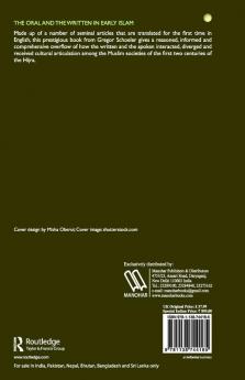 Oral and the Written in Early Islam
