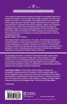 Routledge Introduction to American Postmodernism