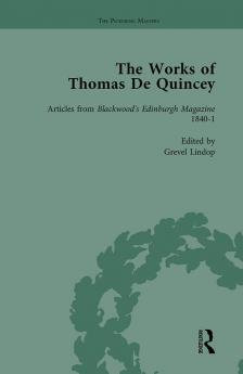 Works of Thomas De Quincey Part II vol 12