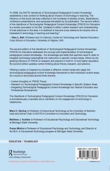 Handbook of Technological Pedagogical Content Knowledge (TPACK) for Educators