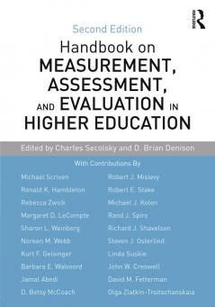 Handbook on Measurement Assessment and Evaluation in Higher Education