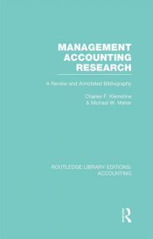 Management Accounting Research (RLE Accounting)