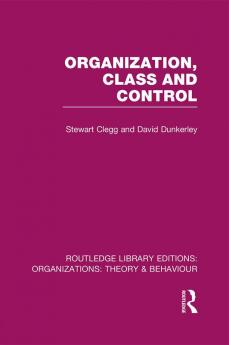 Organization Class and Control (RLE: Organizations)