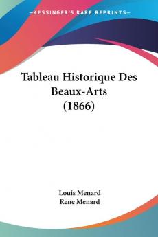 Tableau Historique Des Beaux-Arts (1866)