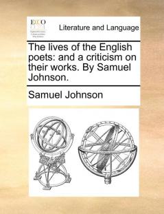 The lives of the English poets