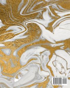 Liquid Gold Marble Composition Notebook - Large Ruled Notebook - 8x10 Lined Notebook (Softcover Journal / Notebook / Diary): 256 (8x10 Lined Softcover Notebook)