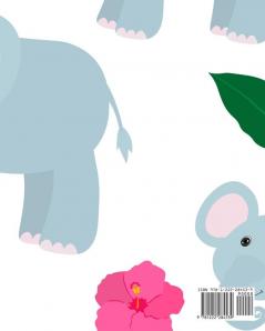 Cute Elephants Coloring Book for Children (8x10 Coloring Book / Activity Book)