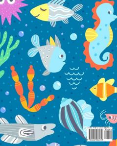 Sea Creatures Coloring Book for Children (8x10 Coloring Book / Activity Book)