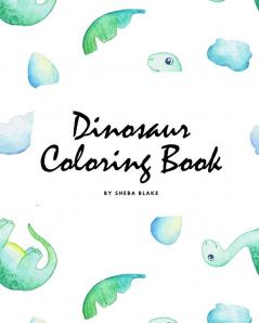 Dinosaur Coloring Book for Children (8x10 Coloring Book / Activity Book)