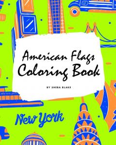 American Flags of the World Coloring Book for Children (8x10 Coloring Book / Activity Book)