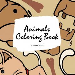 Animals Coloring Book for Children (8.5x8.5 Coloring Book / Activity Book): 3