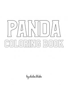 Panda Coloring Book for Children - Create Your Own Doodle Cover (8x10 Softcover Personalized Coloring Book / Activity Book)