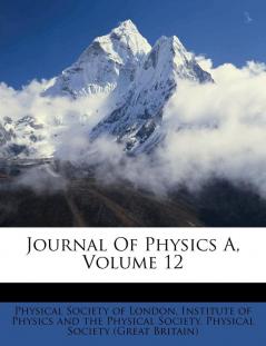 Journal Of Physics A Volume 12