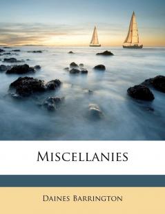 Miscellanies