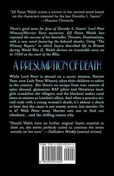 A Presumption of Death: A Lord Peter Wimsey/Harriet Vane Mystery: 2 (Lord Peter Wimsey/Harriet Vane 2)