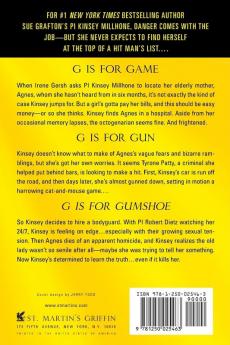 "G" is for Gumshoe: A Kinsey Millhone Mystery: 7 (Kinsey Millhone Alphabet Mysteries 7)