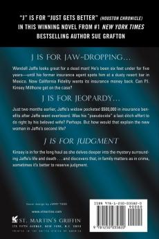 "J" is for Judgment: A Kinsey Millhone Novel: 10 (Kinsey Millhone Alphabet Mysteries 10)