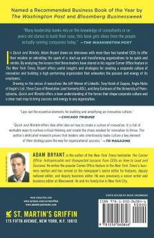 Quick and Nimble: Lessons from Leading CEOs on How to Create a Culture of Innovation - Insights from The Corner Office