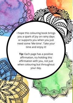 30 DAYS OF AFFIRMATIONS - COLOURING BOOK