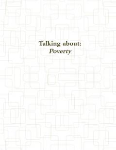 Talking about poverty