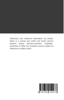 Dialectical and Historical Materialism