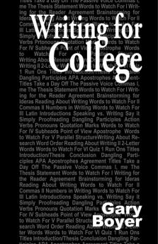 Writing for College