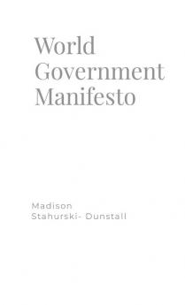 World government Manifesto 2