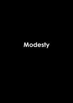 Modesty