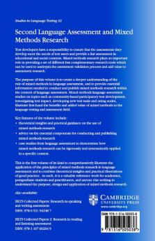 Second Language Assessment and Mixed Methods Research